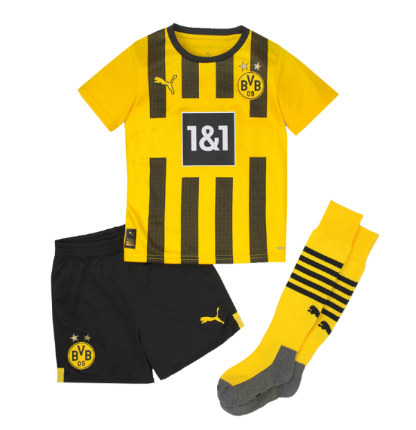 Camisola BVB Borussia Dortmund Criança Equipamento Principal 2022 2023